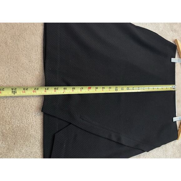 Loft Asymmetrical Detail Black Skirt Size 10 - Picture 4 of 6
